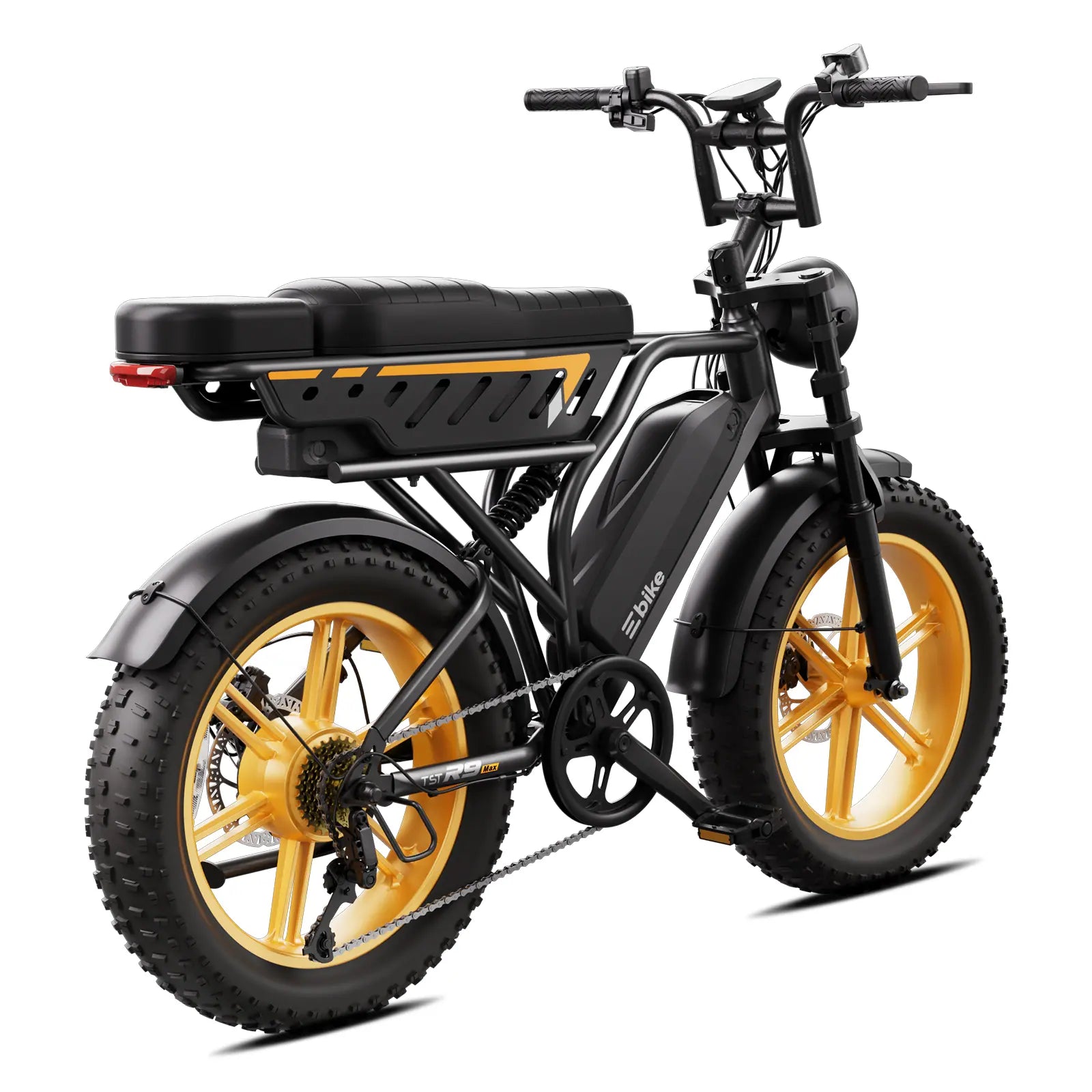 20" × 4" all-terrain tires